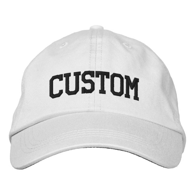 Gorra Bordada Personalizado (Anverso)