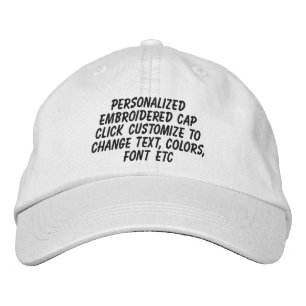 Gorra Bordada Personalizado ajustable personalizado