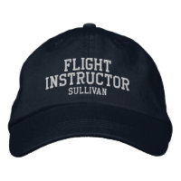 Personalizado azul y blanco del piloto del instruc