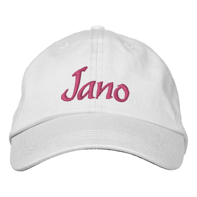 Gorra Bordada Personalizado Con Nombre Borrado (Anverso)