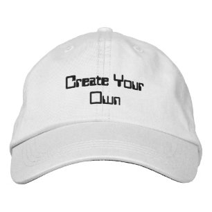 Gorra Bordada Personalizado Crea tu propio texto de color negro