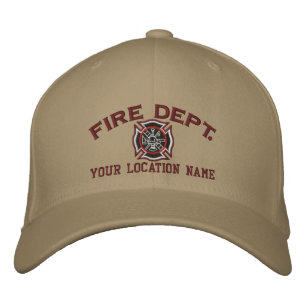 Gorra Bordada Personalizado de bomberos personalizado