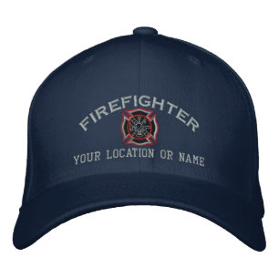 Gorra Bordada Personalizado de bomberos personalizado