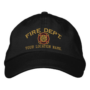 Gorra Bordada Personalizado de bomberos personalizado