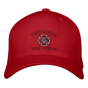 Gorra Bordada Personalizado de bomberos personalizado