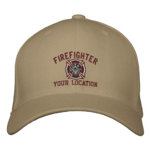 Gorra Bordada Personalizado de bomberos personalizado