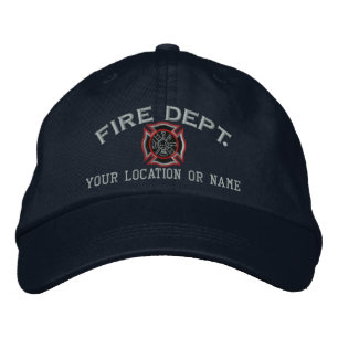 Gorra Bordada Personalizado de bomberos personalizado