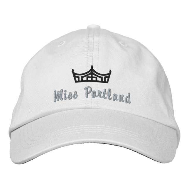 Gorra Bordada Personalizado de concurso Borroidered Baseball Cap (Anverso)