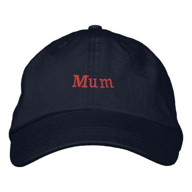 Gorra Bordada Personalizado de mamá Clásico Cap Copper Textos de (Anverso)