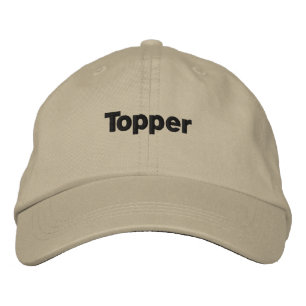Gorra Bordada Personalizado de nombres de texto del tope de colo