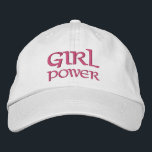 Gorra Bordada Personalizado de tipografía moderna simple con pod<br><div class="desc">Chica Power Simple Modern Typography Personalizado Embroidered Baseball Cap presenta el sencillo y moderno texto bordado "Poder Chica". Perfecto como regalo para tu mejor amiga,  prima,  hermana,  mamá y más. Creado por Evco Studio www.zazzle.com/store/evcostudio</div>
