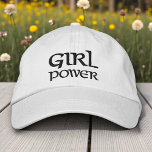 Gorra Bordada Personalizado de tipografía moderna simple con pod<br><div class="desc">Chica Power Simple Modern Typography Personalizado Embroidered Baseball Cap presenta el sencillo y moderno texto bordado "Poder Chica". Perfecto como regalo para tu mejor amiga,  prima,  hermana,  mamá y más. Creado por Evco Studio www.zazzle.com/store/evcostudio</div>