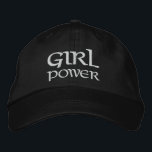 Gorra Bordada Personalizado de tipografía moderna simple con pod<br><div class="desc">Chica Power Simple Modern Typography Personalizado Embroidered Baseball Cap presenta el sencillo y moderno texto bordado "Poder Chica". Perfecto como regalo para tu mejor amiga,  prima,  hermana,  mamá y más. Creado por Evco Studio www.zazzle.com/store/evcostudio</div>