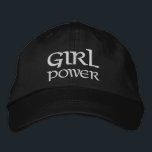 Gorra Bordada Personalizado de tipografía moderna simple con pod<br><div class="desc">Chica Power Simple Modern Typography Personalizado Embroidered Baseball Cap presenta el sencillo y moderno texto bordado "Poder Chica". Perfecto como regalo para tu mejor amiga,  prima,  hermana,  mamá y más. Creado por Evco Studio www.zazzle.com/store/evcostudio</div>
