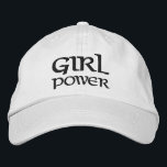 Gorra Bordada Personalizado de tipografía moderna simple con pod<br><div class="desc">Chica Power Simple Modern Typography Personalizado Embroidered Baseball Cap presenta el sencillo y moderno texto bordado "Poder Chica". Perfecto como regalo para tu mejor amiga,  prima,  hermana,  mamá y más. Creado por Evco Studio www.zazzle.com/store/evcostudio</div>