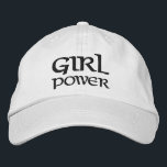 Gorra Bordada Personalizado de tipografía moderna simple con pod<br><div class="desc">Chica Power Simple Modern Typography Personalizado Embroidered Baseball Cap presenta el sencillo y moderno texto bordado "Poder Chica". Perfecto como regalo para tu mejor amiga,  prima,  hermana,  mamá y más. Creado por Evco Studio www.zazzle.com/store/evcostudio</div>
