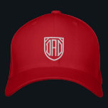Gorra Bordada Personalizado de tipografía moderna y simple de pa<br><div class="desc">Dad Simple Modern Typography Personalizado Embroidered Baseball Cap presenta el sencillo y moderno texto bordado "Dad". Perfecto como regalo para papá por el Día del Padre,  Navidades,  cumpleaños y más. Creado por Evco Studio www.zazzle.com/store/evcostudio</div>