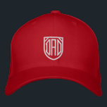Gorra Bordada Personalizado de tipografía moderna y simple de pa<br><div class="desc">Dad Simple Modern Typography Personalizado Embroidered Baseball Cap presenta el sencillo y moderno texto bordado "Dad". Perfecto como regalo para papá por el Día del Padre,  Navidades,  cumpleaños y más. Creado por Evco Studio www.zazzle.com/store/evcostudio</div>