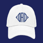 Gorra Bordada Personalizado de tipografía moderna y simple de pa<br><div class="desc">Dad Simple Modern Typography Personalizado Embroidered Baseball Cap presenta el sencillo y moderno texto bordado "Dad". Perfecto como regalo para papá por el Día del Padre,  Navidades,  cumpleaños y más. Creado por Evco Studio www.zazzle.com/store/evcostudio</div>