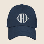 Gorra Bordada Personalizado de tipografía moderna y simple de pa<br><div class="desc">Dad Simple Modern Typography Personalizado Embroidered Baseball Cap presenta el sencillo y moderno texto bordado "Dad". Perfecto como regalo para papá por el Día del Padre,  Navidades,  cumpleaños y más. Creado por Evco Studio www.zazzle.com/store/evcostudio</div>