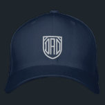 Gorra Bordada Personalizado de tipografía moderna y simple de pa<br><div class="desc">Dad Simple Modern Typography Personalizado Embroidered Baseball Cap presenta el sencillo y moderno texto bordado "Dad". Perfecto como regalo para papá por el Día del Padre,  Navidades,  cumpleaños y más. Creado por Evco Studio www.zazzle.com/store/evcostudio</div>