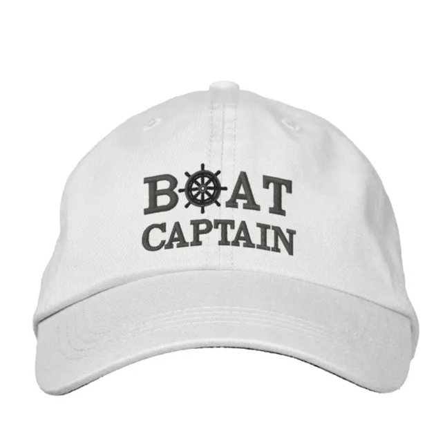 Gorra Bordada Personalizado del capitán del barco de crucero náu (Subido por el creador)