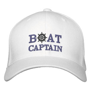 Gorra Bordada Personalizado del Capitán del Barco Náutico