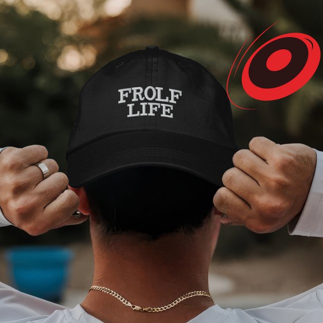 Gorra Bordada Personalizado Disk Life Gift para jugadores (Subido por el creador)
