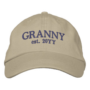 Gorra Bordada Personalizado Granny Est. Regalos para la abuela