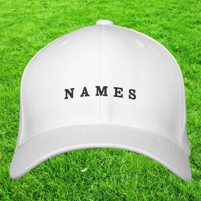 Gorra Bordada Personalizado Mínimo Simple Añadir Su Nombre Elega (Subido por el creador)