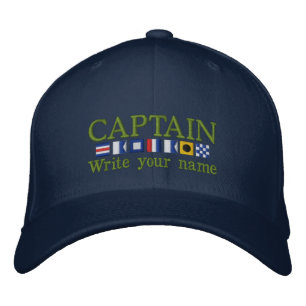 Gorra Bordada Personalizado personalizado su capitán Nautical