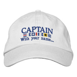 Gorra Bordada Personalizado personalizado su capitán Nautical