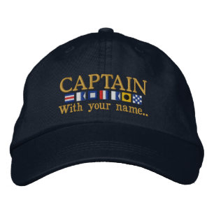 Gorra Bordada Personalizado personalizado, sus banderas náuticas