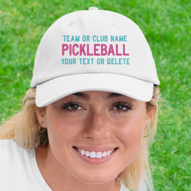 Gorra Bordada Personalizado Pickleball Team Club, jugador nombra (Subido por el creador)