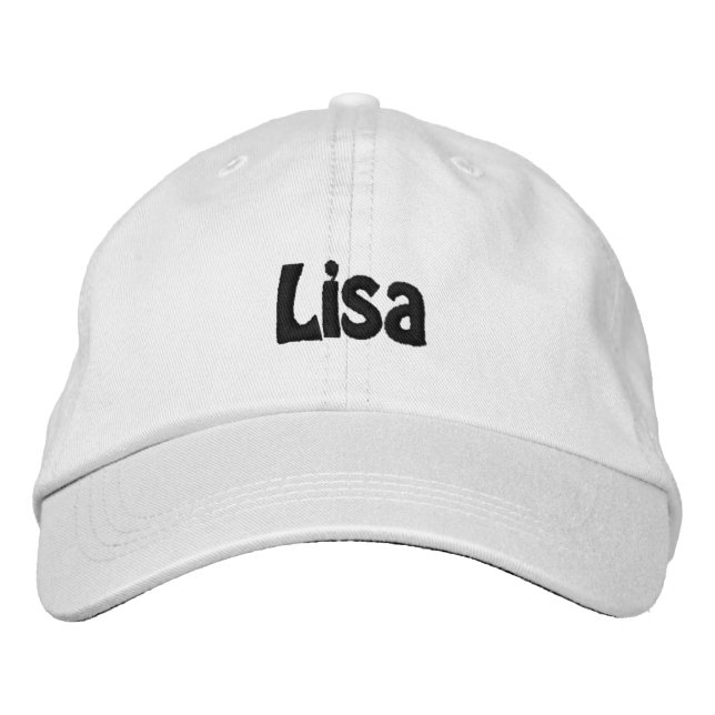 Gorra Bordada Personalizado su nombre (Anverso)