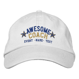 Gorra Bordada Personalizado Su Nombre Impresionante Coach Embroi
