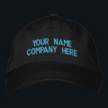 Gorra Bordada Personalizado Textos Embrocados de béisbol Cap You<br><div class="desc">Gorra Promocional Fácil Personalizada - Añade Tu Texto - Nombre - Compañía / Número / Carta / Eslogan - Etiquetado / o Sitio Web , Teléfono , Correo Electrónico , Manejo de Medios Sociales , Dirección , Logo - Foto / más - Elige Tu Color / Tamaño / Fuente -...</div>