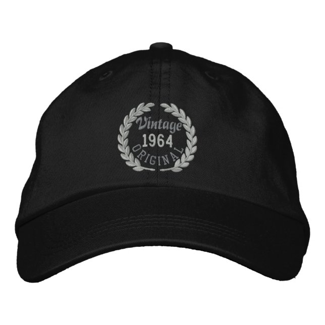Gorra Bordada Personalizado Tu Año Original Laurels Embroidery (Anverso)