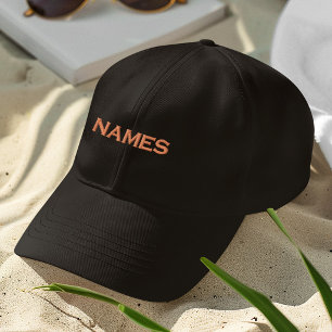 Gorra Bordada Personalizados con Apellido o Apodo en Ellos