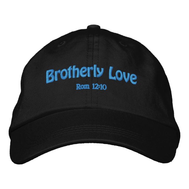 Gorra Bordada Personalizar de amor hermano (Anverso)