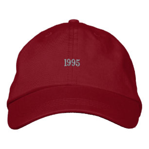 Gorra Bordada personalizar de su año de nacimiento
