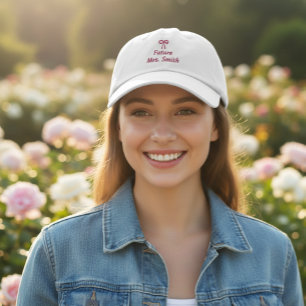 Gorra Bordada Personalized Bride Hat - Future Mrs Embroidery
