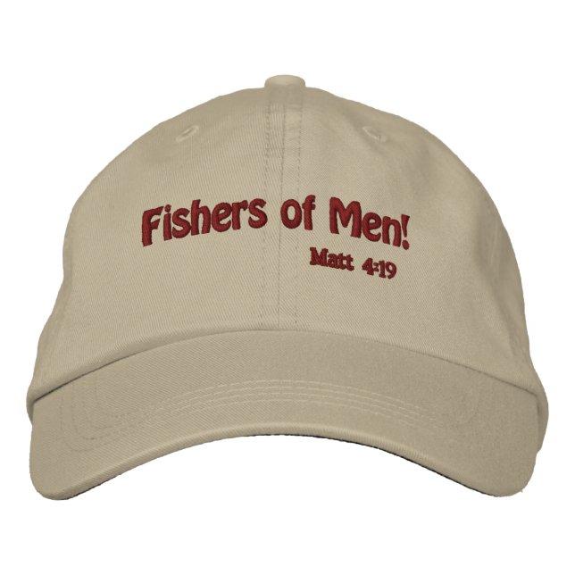 Gorra Bordada Pescadores de hombres (Anverso)