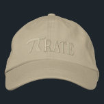 Gorra Bordada Pi... RATE<br><div class="desc">A whimsical Pi embroidery design. This custom embroidered baseball cap is making for a great humorous gift for the mathematician, the geek, the inquisitive mind. Great for a student, a teacher, an engineer or anyone that has this thing with numbers. Embroidery designs are available in a selection of popular color...</div>