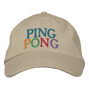 GORRA BORDADA PING PONG
