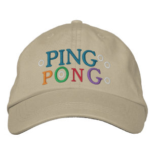 GORRA BORDADA PING PONG