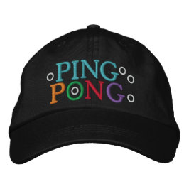 GORRA BORDADA PING PONG