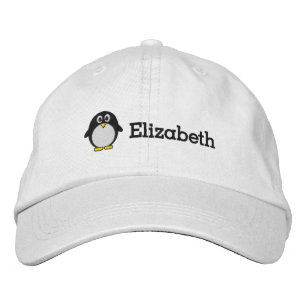 Gorra Bordada Pingüino con nombre personalizado