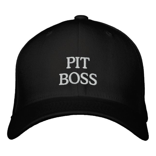 GORRA BORDADA PIT BOSS (Anverso)