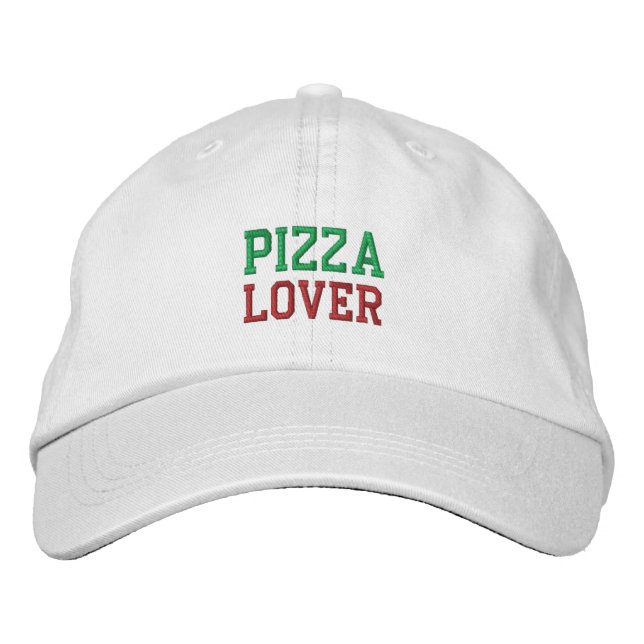 Gorra Bordada PIZZA LOVER cap (Anverso)